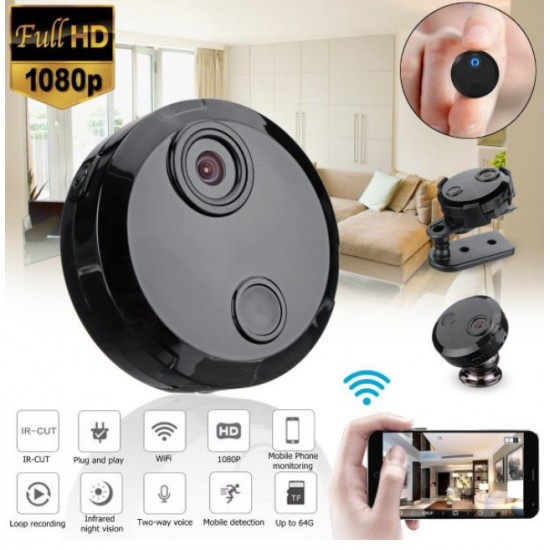 HDQ15 ( APP:iwfCam ) WiFi Мини интелигентна камера за видеонаблюдение IP30 IP30