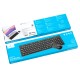HOCO GM17 Безжичен комплект клавиатура и мишка, 2.4GHz, USB, 1600 DPI