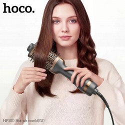 HOCO HP100 четка със сешоар 2 в 1 – сушене, изправяне и обем, 1000–1100W