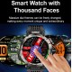 HT30 Мъжки смарт часовник  Sport 2026 – 1.7" AMOLED дисплей, Bluetooth разговори, фенерче, 600mAh батерия, IP68 водоустойчив
