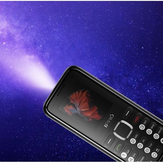Мобилен телефон (Черен) IPRO A10 Mini+БГ МЕНЮ Без камера /2G/32Mb+32MB/0.08MP/1.77 инча 600mAh/Фенер