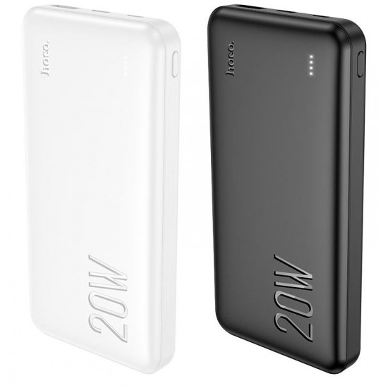 HOCO J91 Преносимо зарядно тънък Powerbank 10,000mAh - Черен