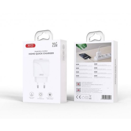 XO L141 Адаптер PD20W PD20W Fast Бързо Зареждане