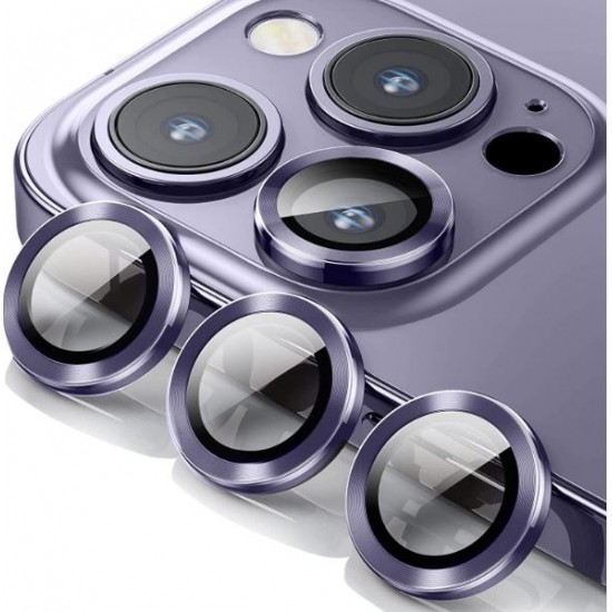 Цветен протектор за Камера iPhone 14 Pro / 14 Pro Max - Лилав