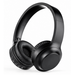 LELISU LS-212 Безжични слушалки с Bluetooth 5.3, TF карта, AUX, FM радио и микрофон – Черен