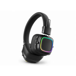LELISU LS-258 Безжични Bluetooth слушалки с RGB подсветка - Черен