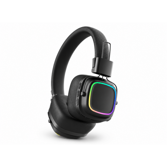 LELISU LS-258 Безжични Bluetooth слушалки с RGB подсветка - Черен