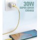LDNIO Кабел LS651 30W TPE USB към Type-C 1M