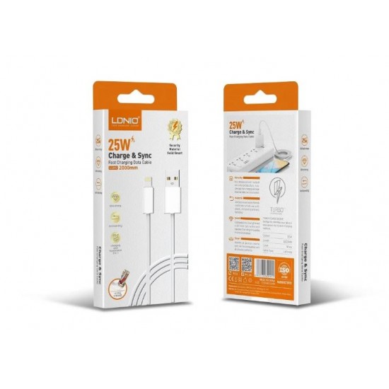 LDNIO Кабел LS891 PD25W USB към Type-C 1M