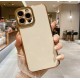 Луксозен силиконов кейс+камера TP25 iPhone 7G/8G/SE2/SE3 - Бял
