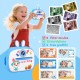 M300 Детски фотоапарат с моментално принтиране – 1080P HD (Син)