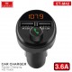 EARLDOM FM Трансмитер с Bluetooth ЕТ-M42 2xUSB, 3.6A