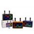 M4403 Караоке Bluetooth Тонколона с 2 Микрофона (Оранжев), 35W, RGB Осветление, Преносима, Поддръжка BT/TF/AUX/FM/TWS