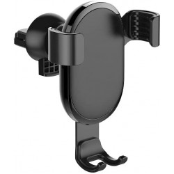 LDNIO MG01 Auto Lock Автомобилен държач за телефон (черен)