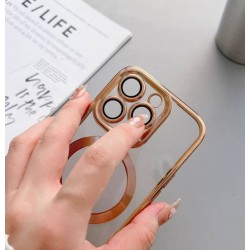 Кейс MG38 Luxury Case with Magsafe iPhone 17 Air - Златист