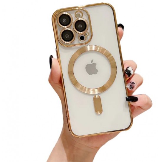 Кейс MG38 Luxury Case with Magsafe iPhone 12 Pro - Златист