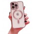 Кейс MG38 Luxury Case with Magsafe iPhone 14 Pro Max - Розов