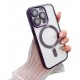 Кейс MG38 Luxury Case with Magsafe iPhone 12 Pro - Лилав