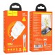 HOCO N28 Зарядно PD-20W+QC3.0A TYPE-C към Lightning