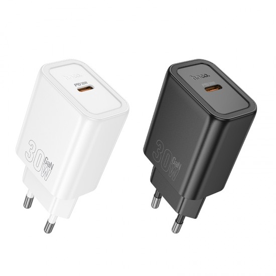 HOCO Адаптер "N62 Gentle" PD30W USB-C - Бял