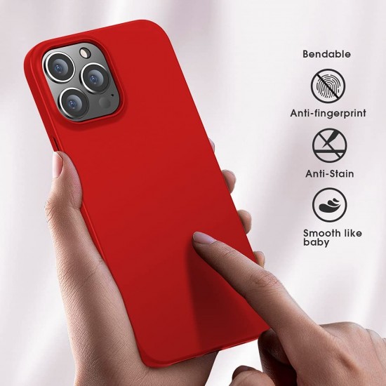 Силиконов гръб T-66 X-Level Guardian series за iPhone X/XS - Червен
