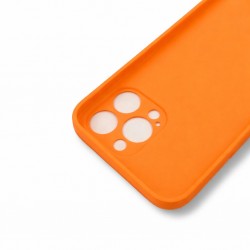 Силиконов гръб TP18 +камера за iPhone 17 Air - Оранжев