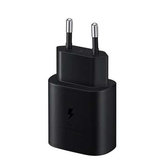 Оригинален адаптер Samsung Fast charger 25W - Черен /EP-TA800XBEGWW-BULK 