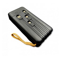 Преносима батерия +мощен фенер TUGII-527 20,000 Mah - Черен