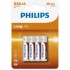 9435 Батерии Philips Zinc Chloride LongLife AAA 4-blister