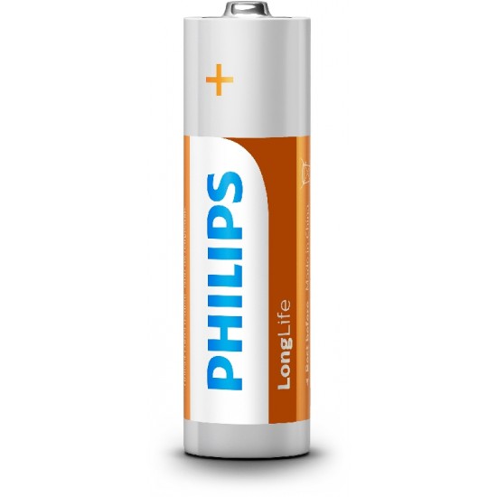 9466 Батерии Philips Zinc Chloride LongLife AA 4-blister