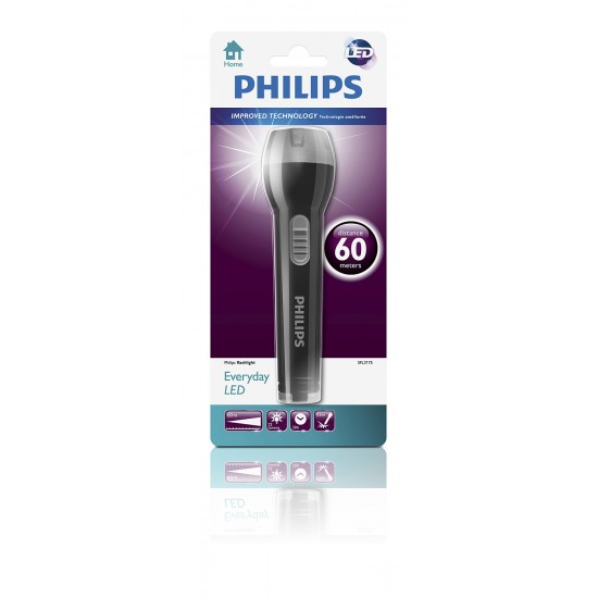 2129 Philips Фенер LED Everyday, black/grey