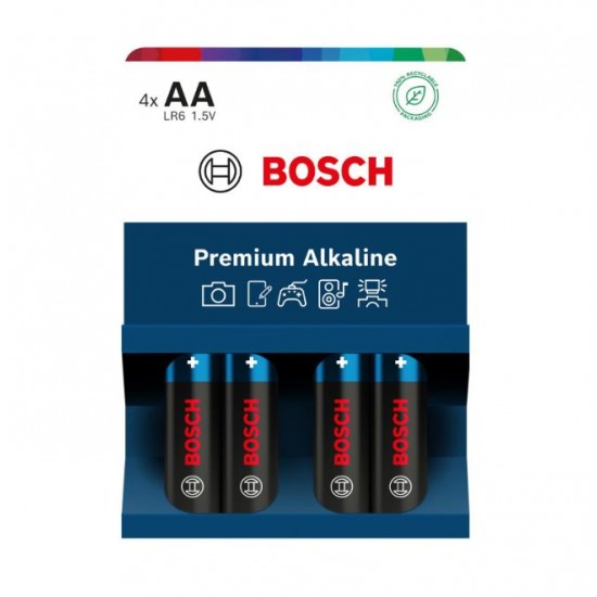 0049 Батерии Bosch Premium Alkaline AA 4-blister