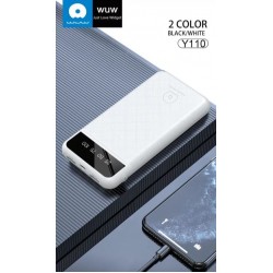 WUW-Y110 с USB-C 2A POWER BANK - 10,000MAH - Бял