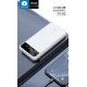 WUW-Y110 с USB-C 2A POWER BANK - 10,000MAH - Бял