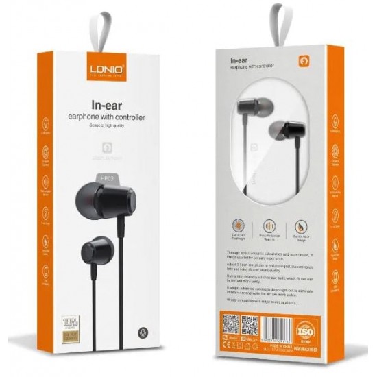 HP03 Слушалки LDNIO 3.5mm