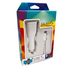 Зарядно за кола OR S4 за Samsung Зарядно 2в1 Микро USB