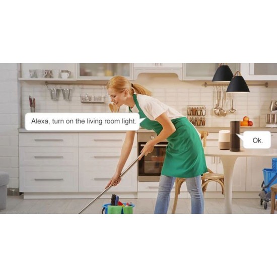 Контакт TUYA Smart Power Plug, Интелигентен, WiFi, 220-240 V, 16 A, Съвместим с Android/iOS