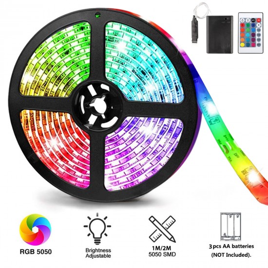 LED лента RG 5М 300 диода IP20 Water rating Светещи с дистанционно