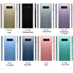 Капак батерия за Samsung Note 8 - Тъмно Син