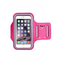 Спортен калъф за ръката за смартфони размер iPhone 6G 6S - Розов - W-20