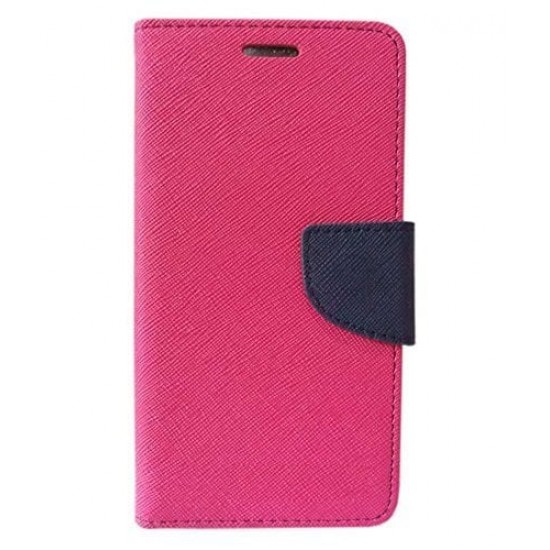 Калъф Тип Тефтер  L-75 iPhone 13 mini - Тъмно Розов