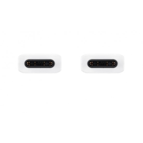  Кабел USB-C към USB-C 45W 2M (кут.) Бързо Зреждане - Бял