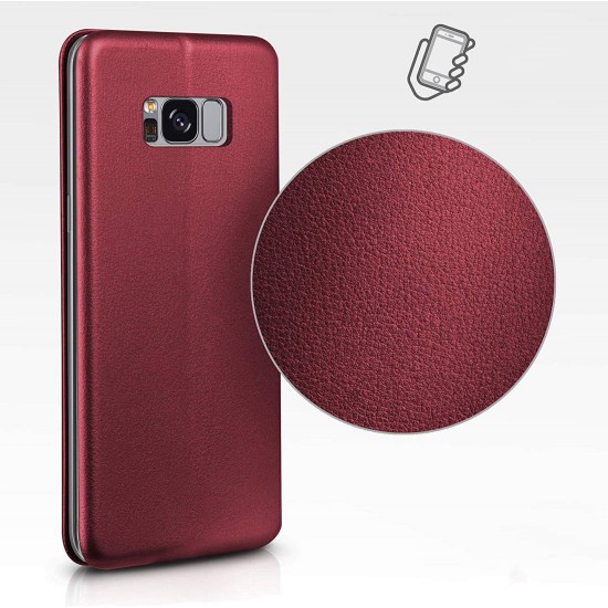 Калъф Тип Тефтер  L-99 Realme C21- Бордо