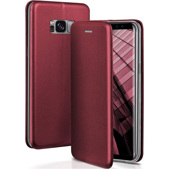 Калъф Тип Тефтер  L-99 Realme C21- Бордо