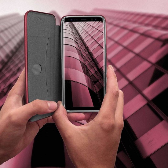 Калъф Тип Тефтер  L-99 Realme C21- Бордо