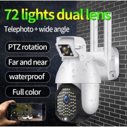 CP11-50-2H ( APP:iCam365 ) Въртяща водоустойчива WiFi камера с 2 обектива