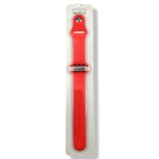 Силиконова Apple Watch каишка iWatch 45mm - Корал - 2 части