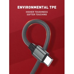 LDNIO Кабел LS441 1M  2.4A Fast USB към Type-C