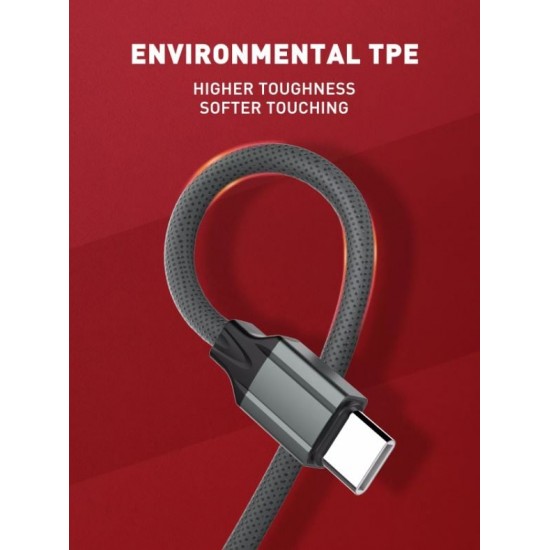 LDNIO Кабел LS441 1M  2.4A Fast USB към Type-C