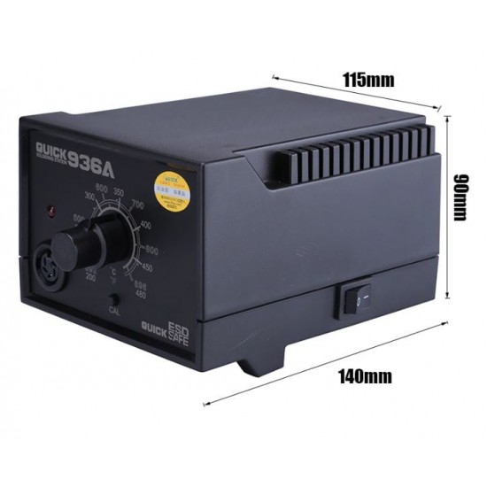 QUICK 936A 110V/220V Антистатична 60w станция за запояване с постоянна температура SMD станция за преработване